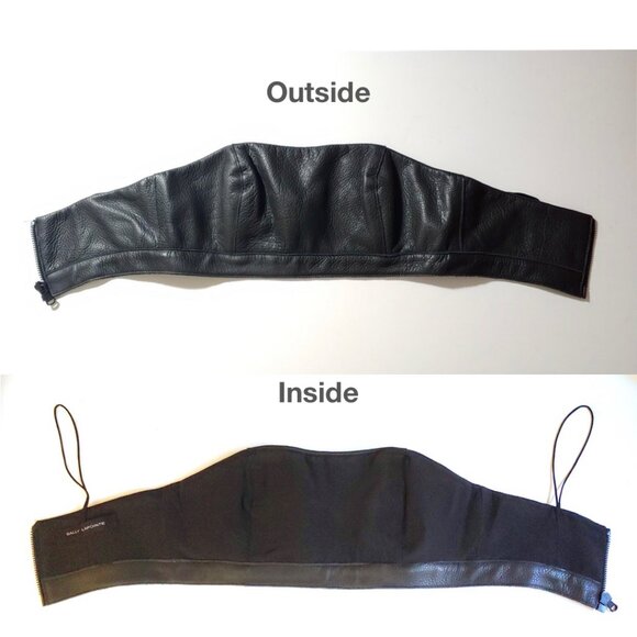 LaPointe Leather Crop Top / Bralette - XS - NWOT - Picture 5 of 5